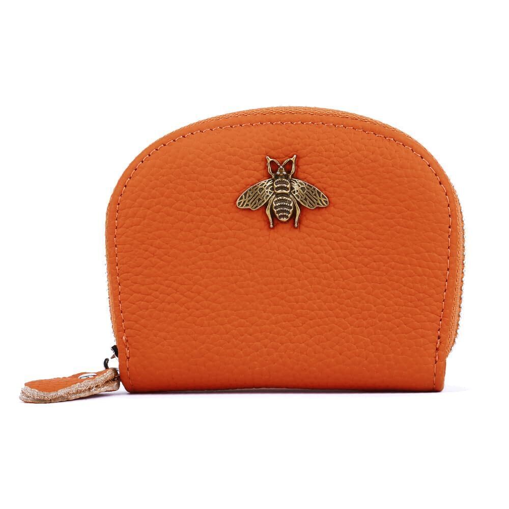 9001 Leather RFID Credit Card Holder Wallet Small/Medium Zipper Card Case